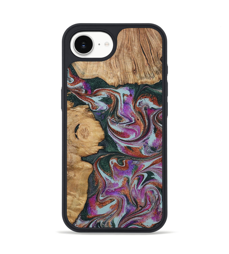 iPhone 16e Wood Phone Case - Cale (Green, 796398)