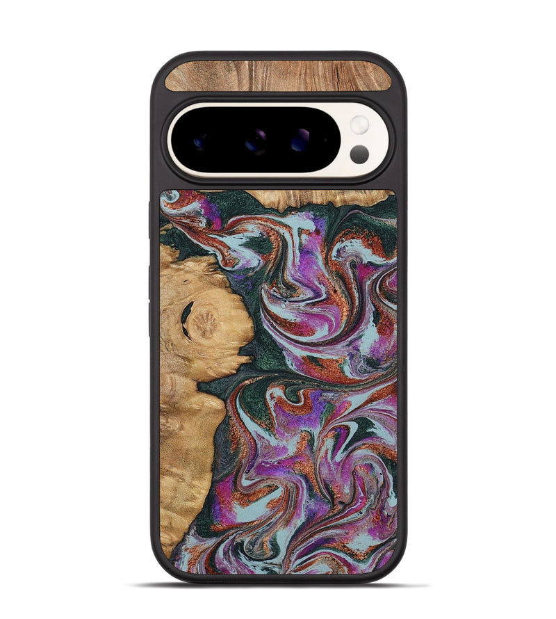 Pixel 9 Wood Phone Case - Cale (Green, 796398)