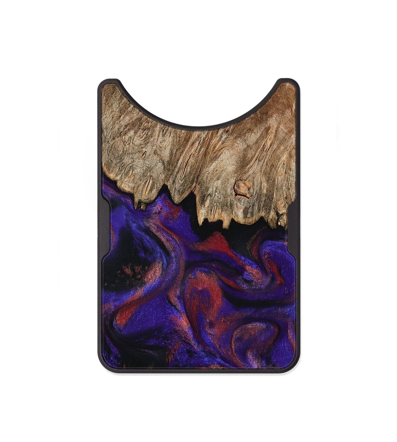 Alloy Wood Wallet - Bishop (Purple, 796408)