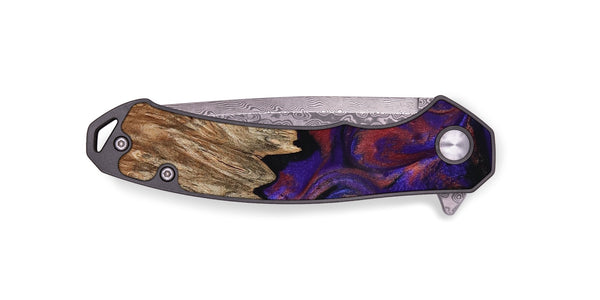 EDC Wood Pocket Knife - Bishop (Purple, 796408)