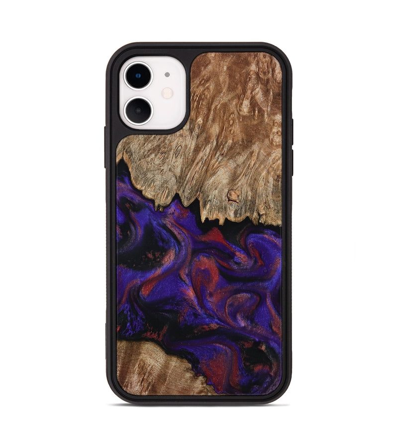 iPhone 11 Wood Phone Case - Bishop (Purple, 796408)
