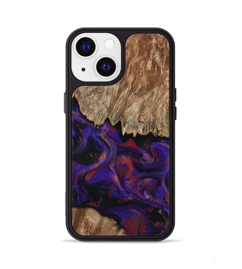 iPhone 13 Wood Phone Case - Bishop (Purple, 796408)