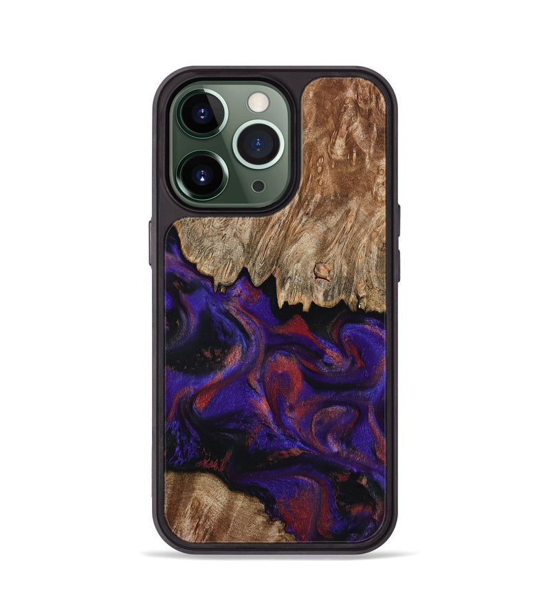 iPhone 13 Pro Wood Phone Case - Bishop (Purple, 796408)