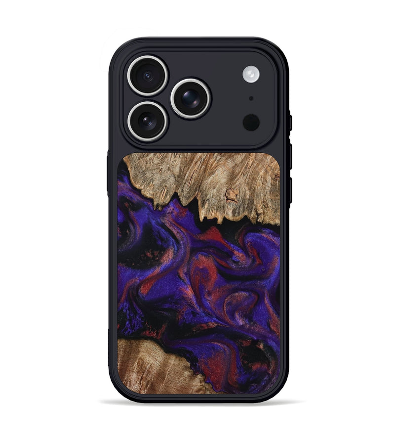 iPhone 17 Pro Wood Phone Case - Bishop (Purple, 796408)