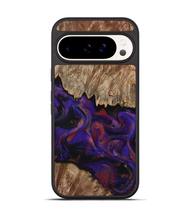 Pixel 9 Wood Phone Case - Bishop (Purple, 796408)