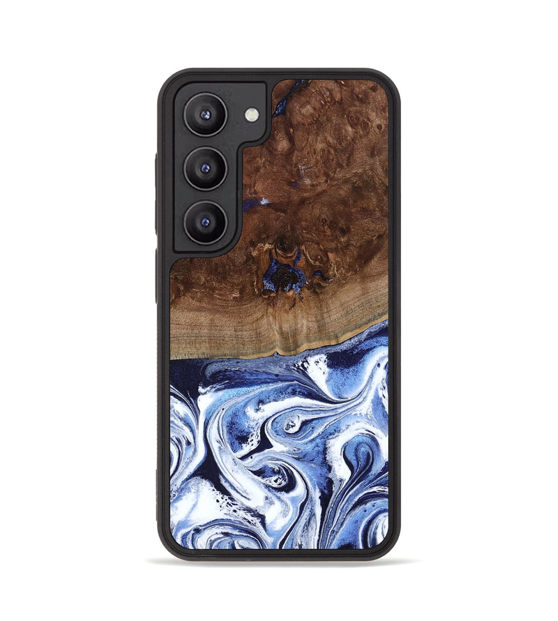 Galaxy S23 Wood Phone Case - Chynna (Blue, 796426)