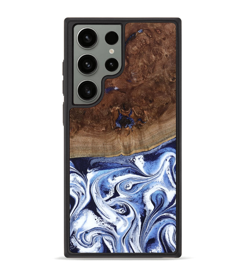 Galaxy S23 Ultra Wood Phone Case - Chynna (Blue, 796426)
