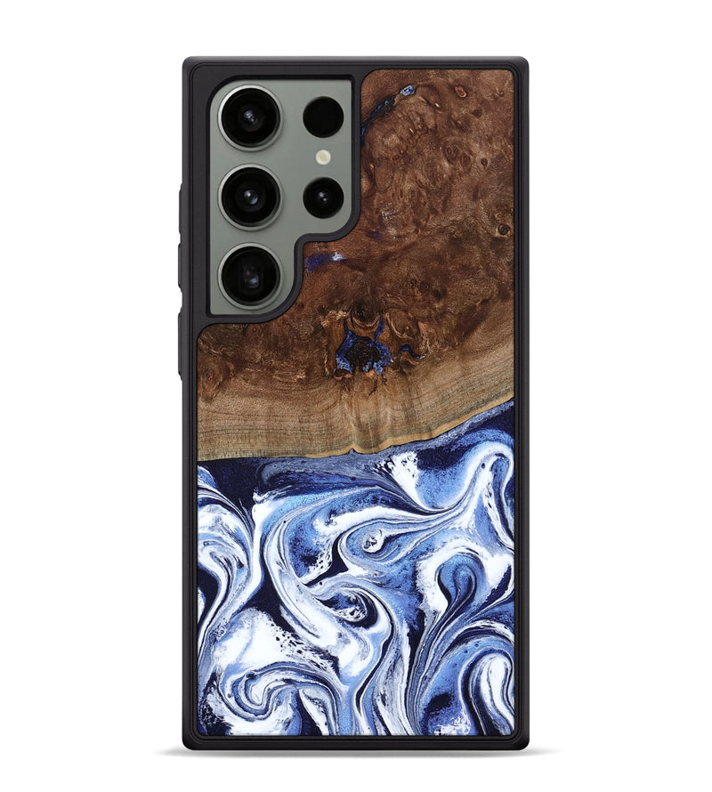 Galaxy S24 Ultra Wood Phone Case - Chynna (Blue, 796426)