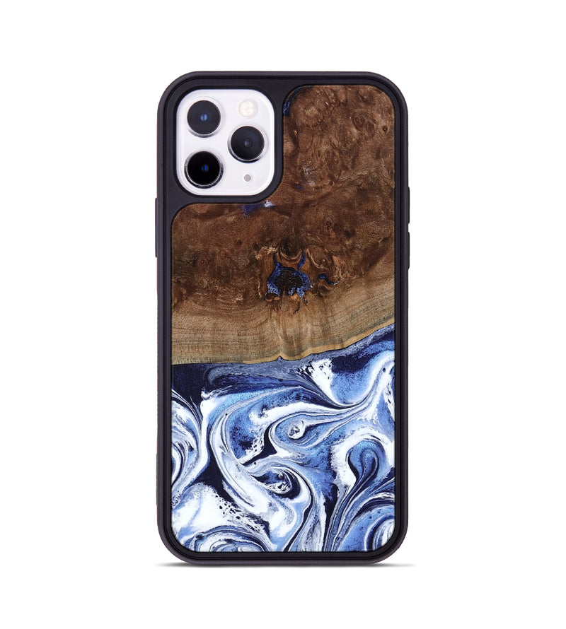iPhone 11 Pro Wood Phone Case - Chynna (Blue, 796426)