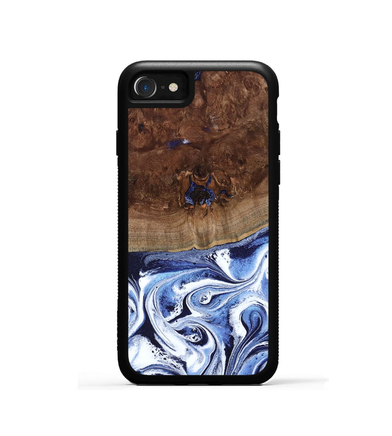 iPhone SE Wood Phone Case - Chynna (Blue, 796426)