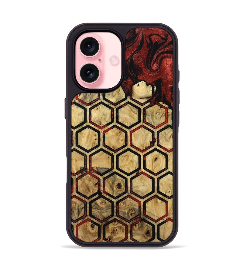 iPhone 16 Wood Phone Case - Cash (Pattern, 796517)