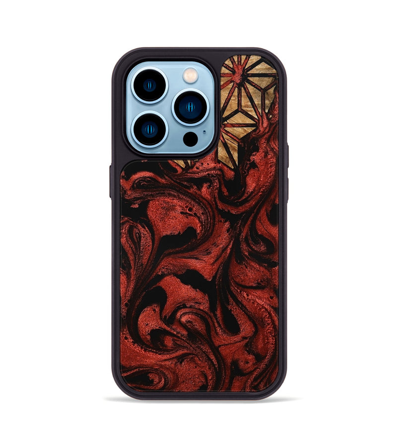iPhone 14 Pro Wood Phone Case - Piper (Pattern, 796535)