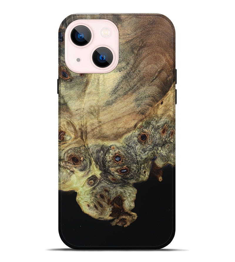 iPhone 14 Plus Wood Live Edge Phone Case - Ezra (Wood Burl, 796543)