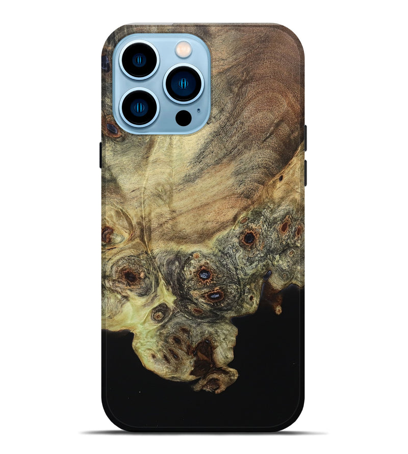 iPhone 14 Pro Max Wood Live Edge Phone Case - Ezra (Wood Burl, 796543)