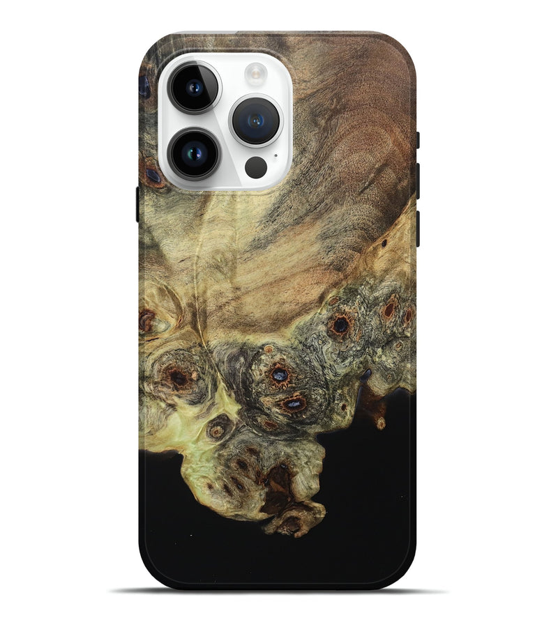 iPhone 15 Pro Max Wood Live Edge Phone Case - Ezra (Wood Burl, 796543)