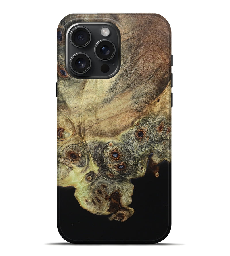 iPhone 16 Pro Max Wood Live Edge Phone Case - Ezra (Wood Burl, 796543)