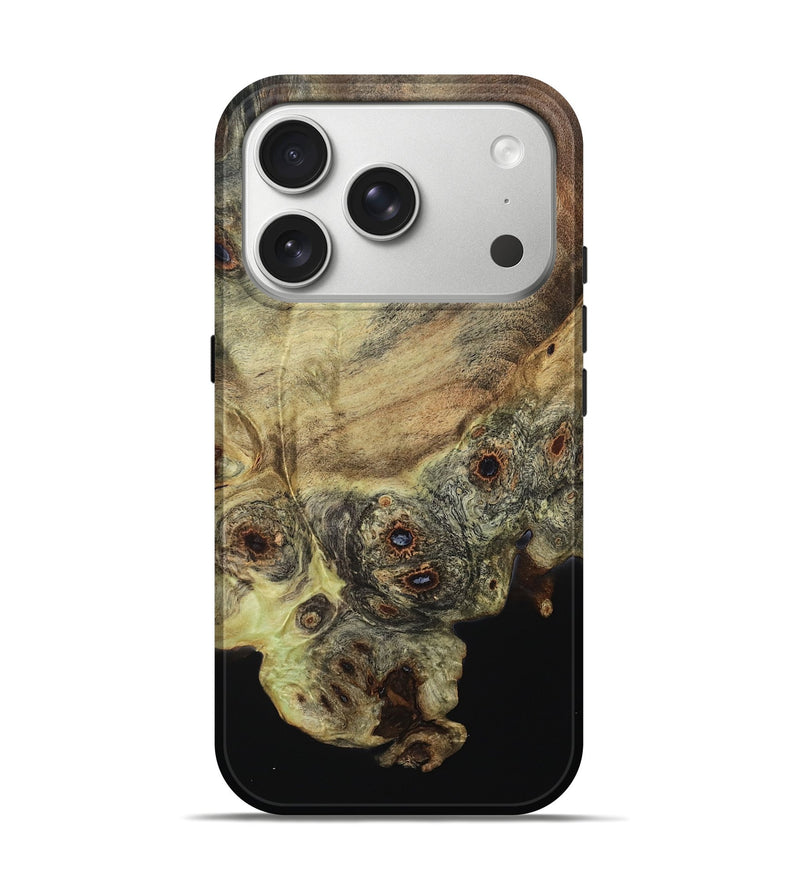 iPhone 17 Pro Wood Live Edge Phone Case - Ezra (Wood Burl, 796543)