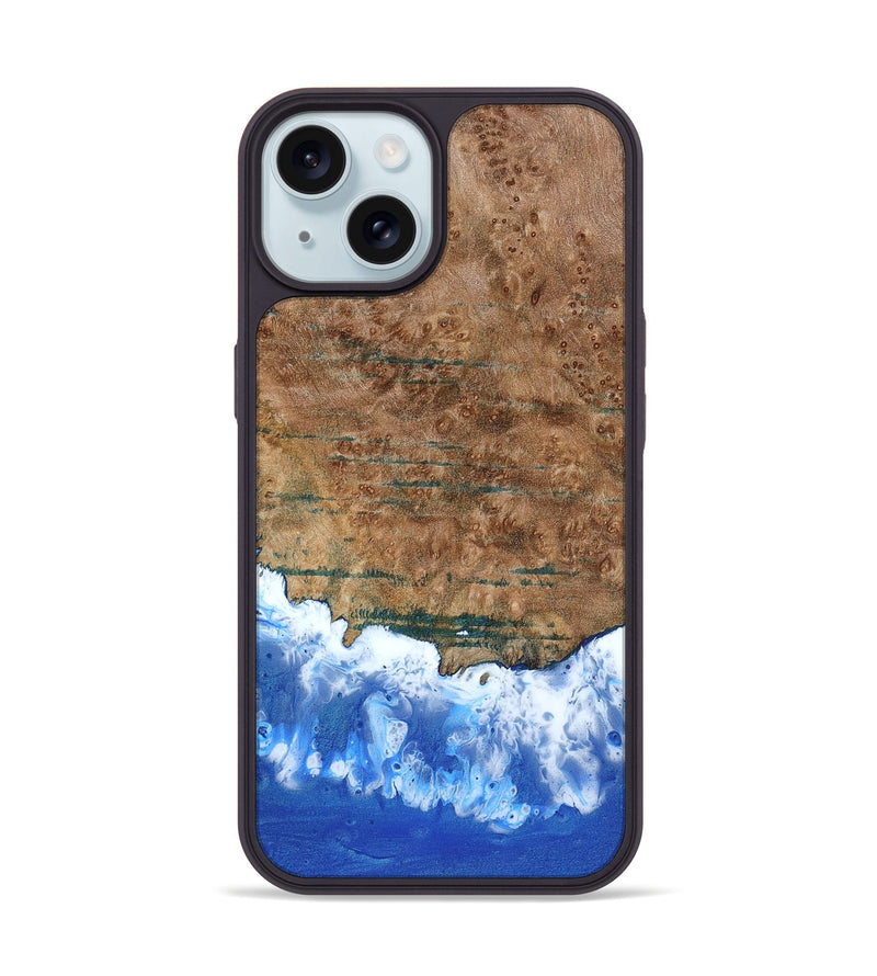 iPhone 15 Wood Phone Case - Tori (Coastal, 796696)