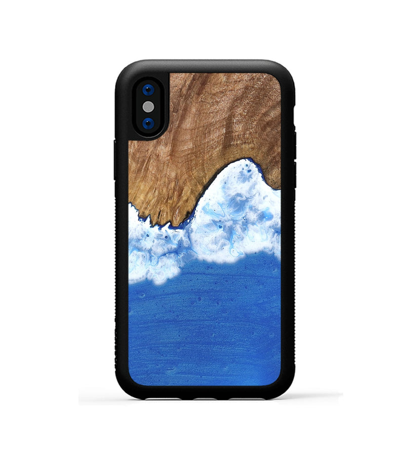 iPhone Xs Wood Phone Case - Reta (Coastal, 796697)