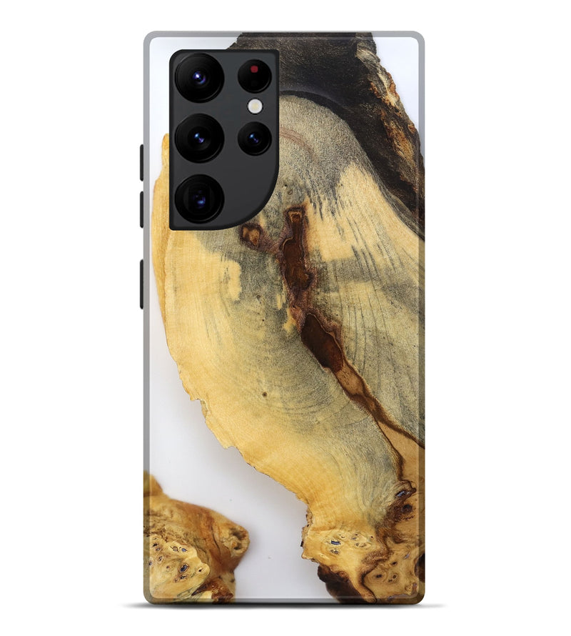 Galaxy S22 Ultra Wood Live Edge Phone Case - Syble (Clear, 796727)