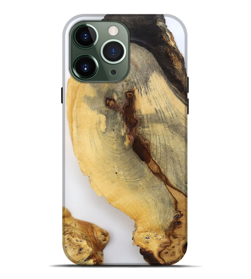 iPhone 13 Pro Max Wood Live Edge Phone Case - Syble (Clear, 796727)