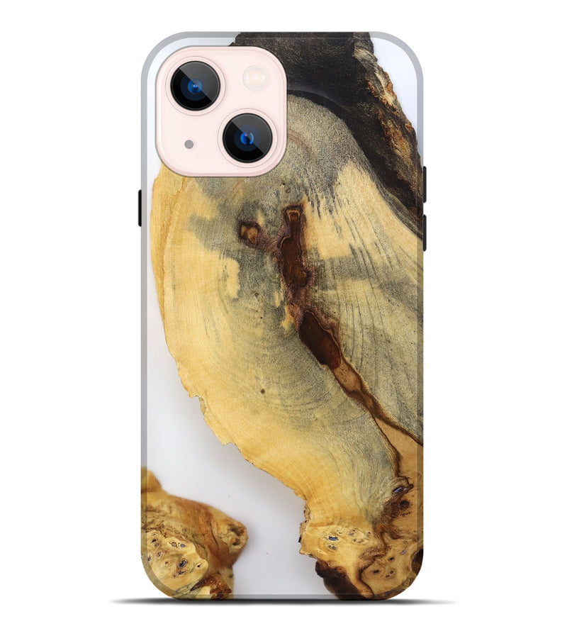 iPhone 14 Plus Wood Live Edge Phone Case - Syble (Clear, 796727)
