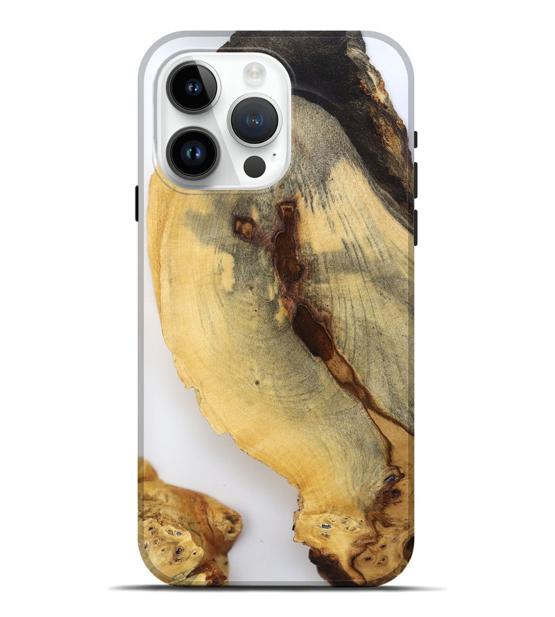 iPhone 15 Pro Max Wood Live Edge Phone Case - Syble (Clear, 796727)