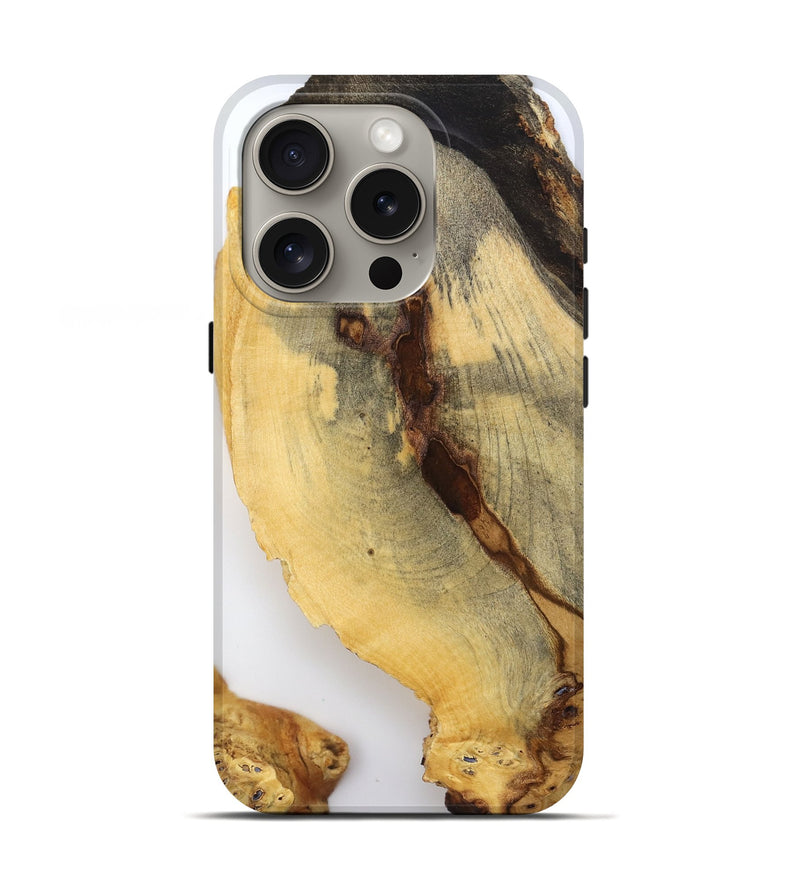 iPhone 16 Pro Wood Live Edge Phone Case - Syble (Clear, 796727)