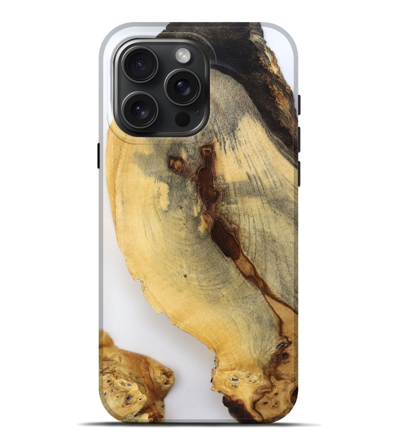 iPhone 16 Pro Max Wood Live Edge Phone Case - Syble (Clear, 796727)