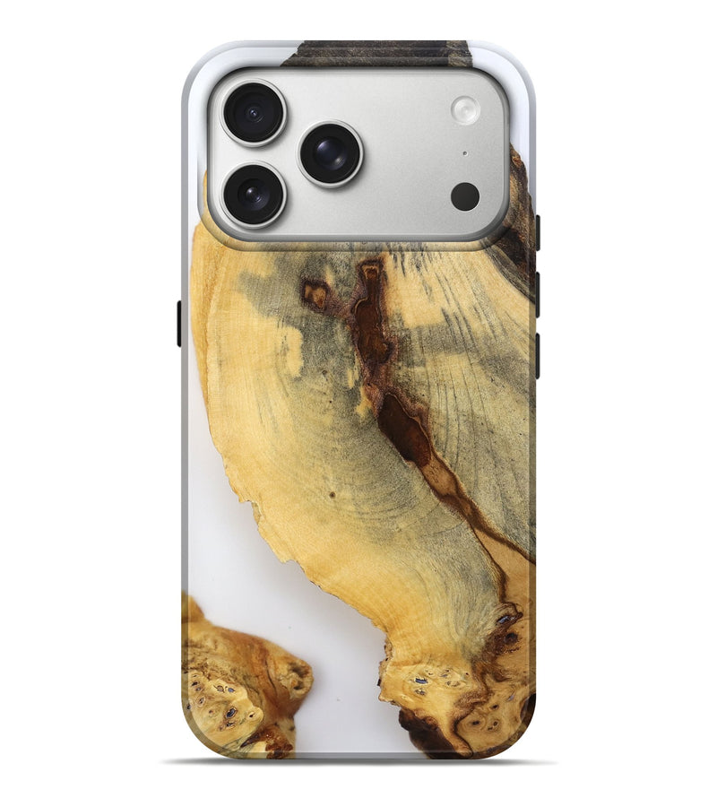 iPhone 17 Pro Max Wood Live Edge Phone Case - Syble (Clear, 796727)