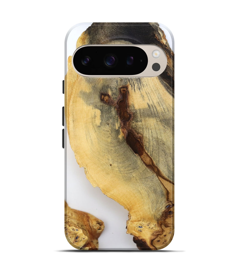 Pixel 9 Wood Live Edge Phone Case - Syble (Clear, 796727)