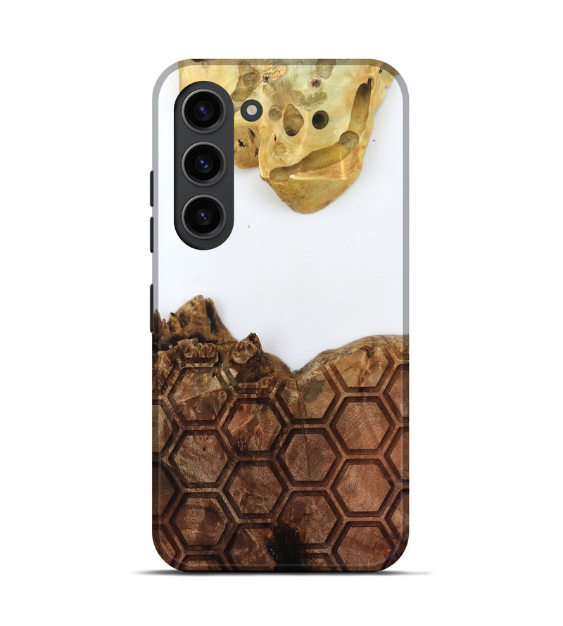 Galaxy S23 Wood Live Edge Phone Case - Alvina (Clear, 796732)