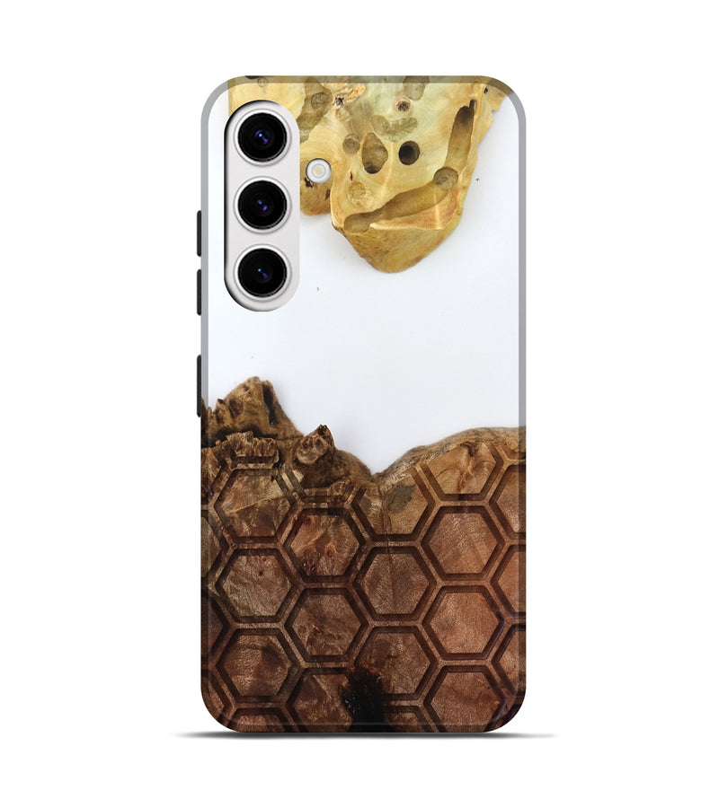 Galaxy S25 Wood Live Edge Phone Case - Alvina (Clear, 796732)