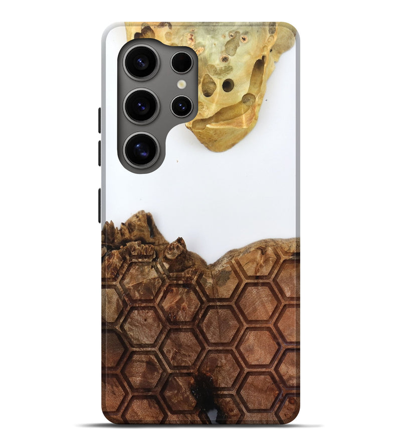 Galaxy S25 Ultra Wood Live Edge Phone Case - Alvina (Clear, 796732)