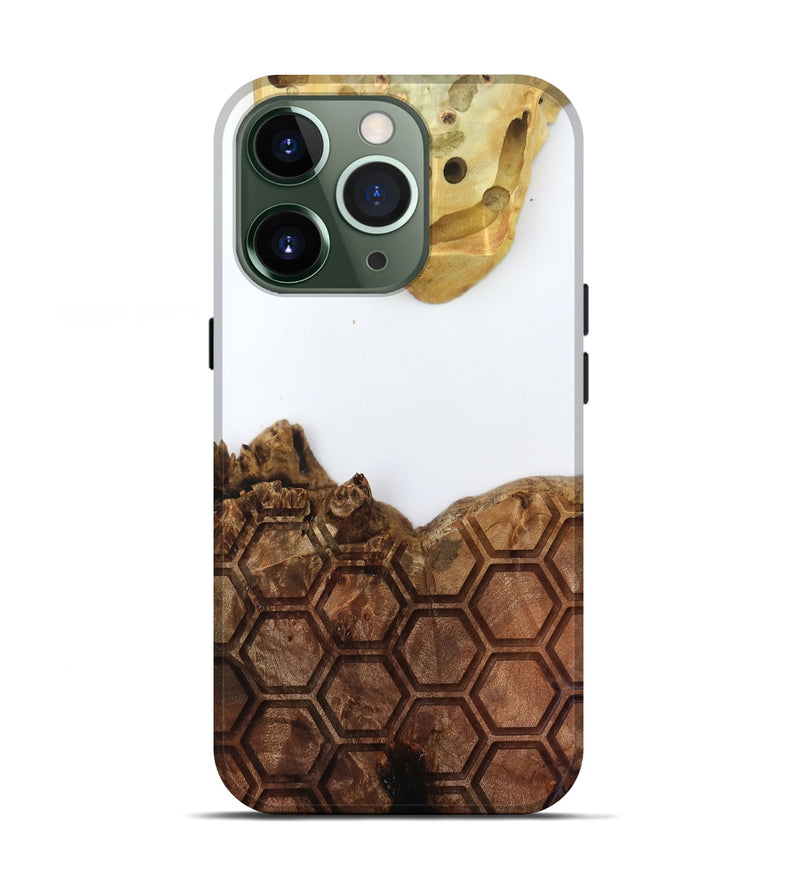 iPhone 13 Pro Wood Live Edge Phone Case - Alvina (Clear, 796732)