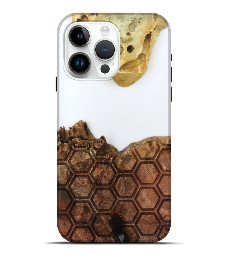 iPhone 15 Pro Max Wood Live Edge Phone Case - Alvina (Clear, 796732)