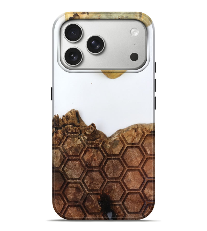 iPhone 17 Pro Max Wood Live Edge Phone Case - Alvina (Clear, 796732)