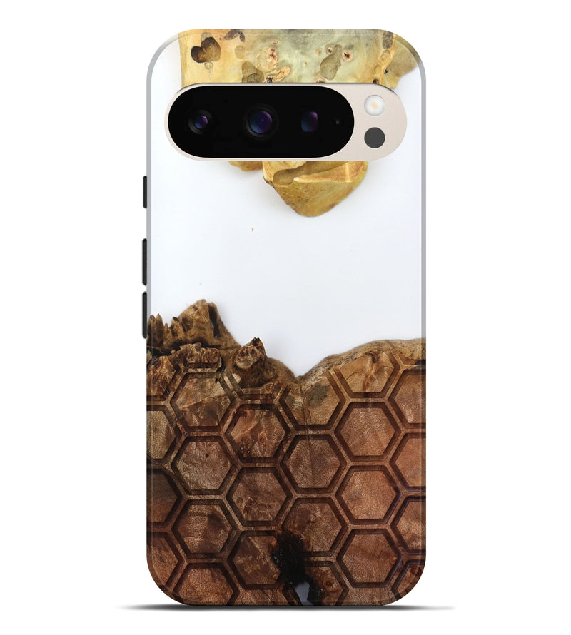 Pixel 9 Pro XL Wood Live Edge Phone Case - Alvina (Clear, 796732)