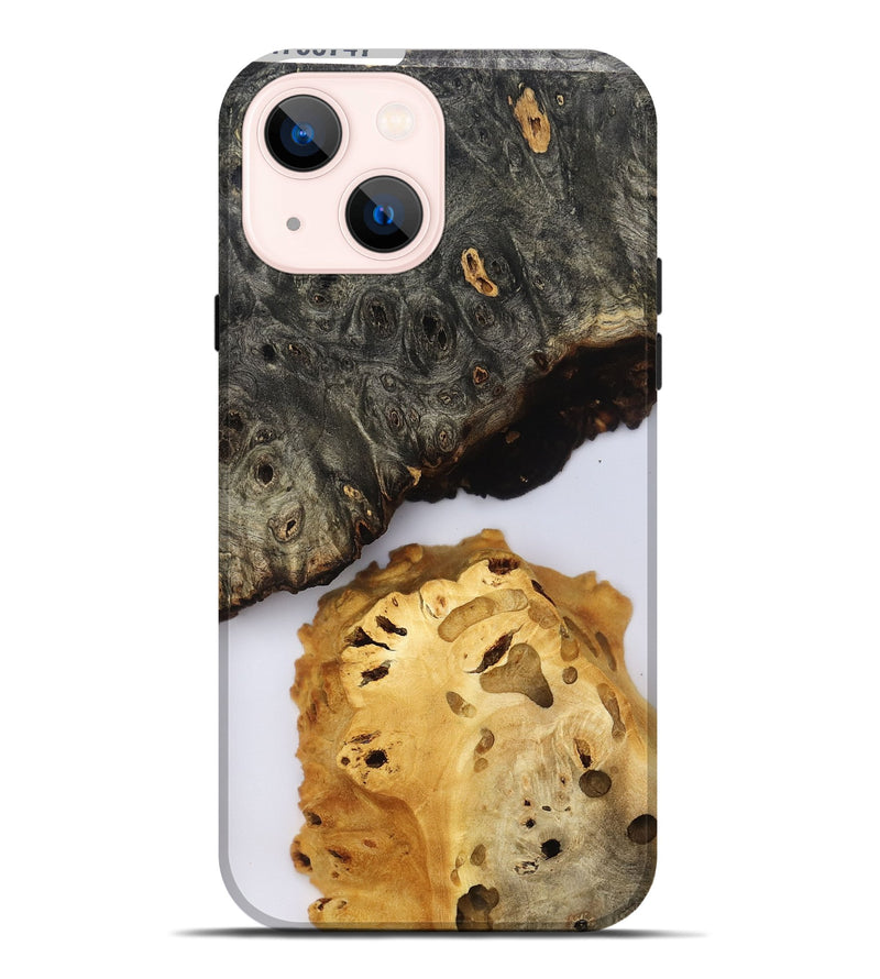 iPhone 14 Plus Wood Live Edge Phone Case - Benny (Clear, 796747)