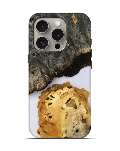 iPhone 16 Pro Wood Live Edge Phone Case - Benny (Clear, 796747)