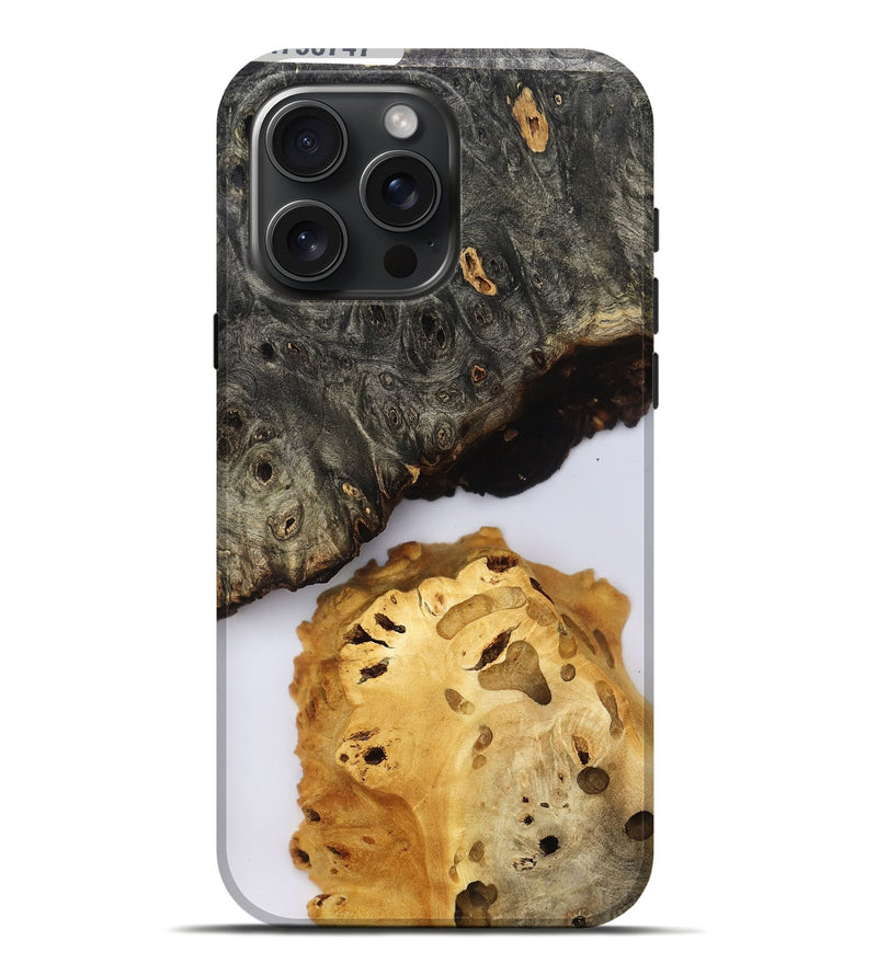 iPhone 16 Pro Max Wood Live Edge Phone Case - Benny (Clear, 796747)