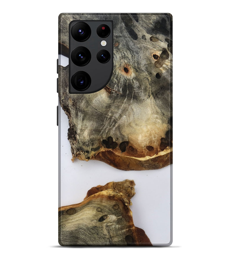 Galaxy S22 Ultra Wood Live Edge Phone Case - Della (Clear, 796757)