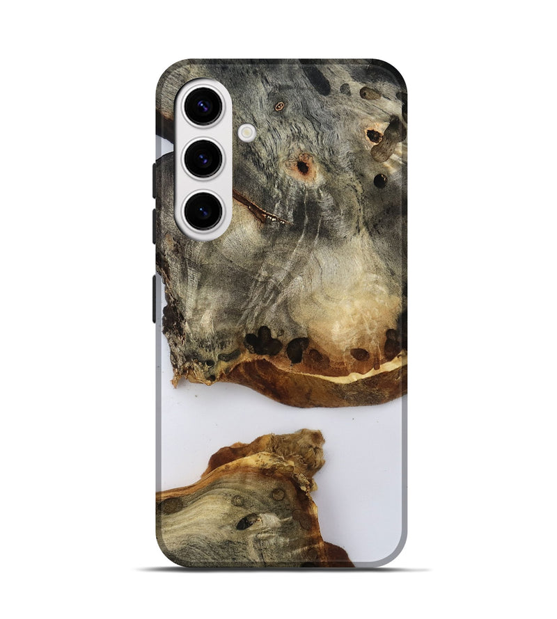 Galaxy S25 Wood Live Edge Phone Case - Della (Clear, 796757)