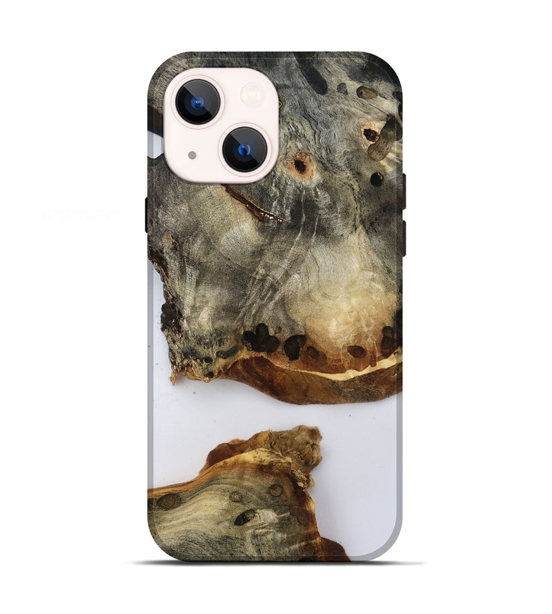iPhone 13 Wood Live Edge Phone Case - Della (Clear, 796757)