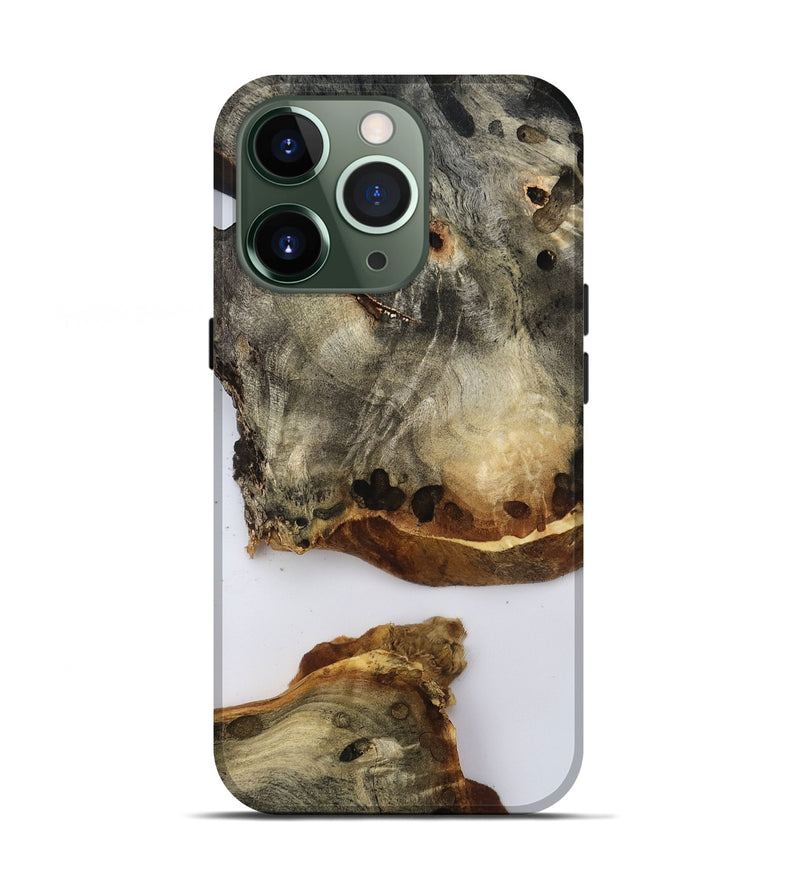 iPhone 13 Pro Wood Live Edge Phone Case - Della (Clear, 796757)