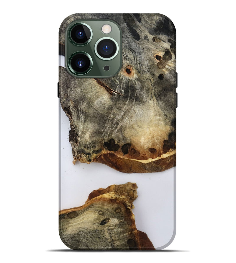 iPhone 13 Pro Max Wood Live Edge Phone Case - Della (Clear, 796757)