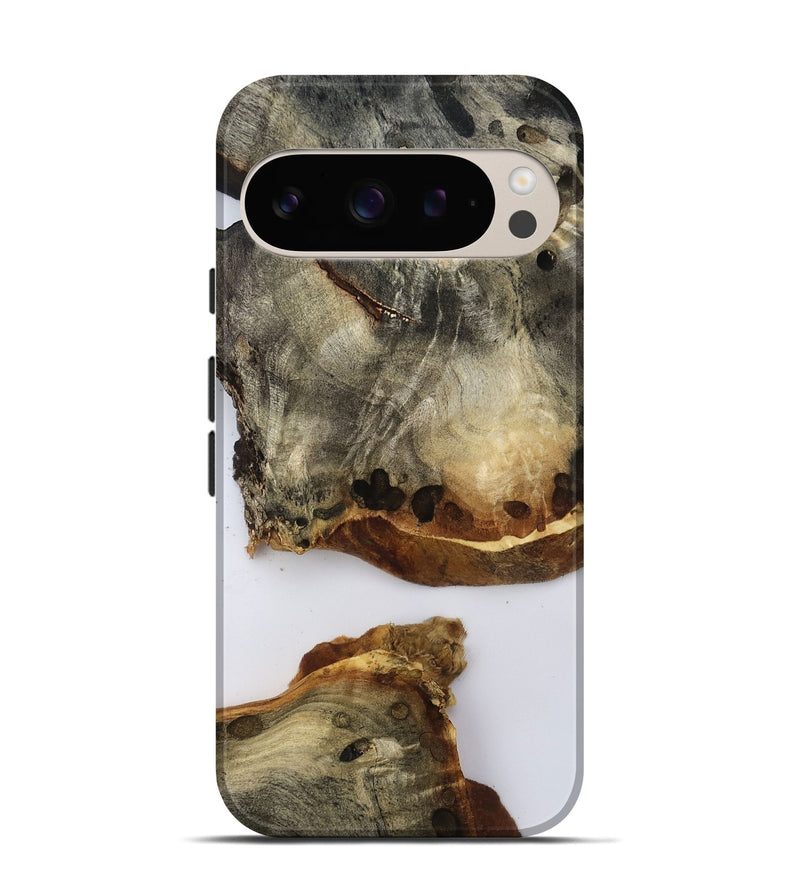 Pixel 9 Pro Wood Live Edge Phone Case - Della (Clear, 796757)