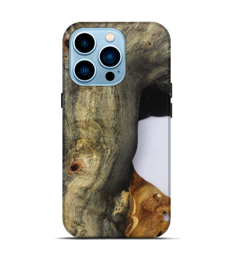 iPhone 14 Pro Wood Live Edge Phone Case - Ainara (Clear, 796760)