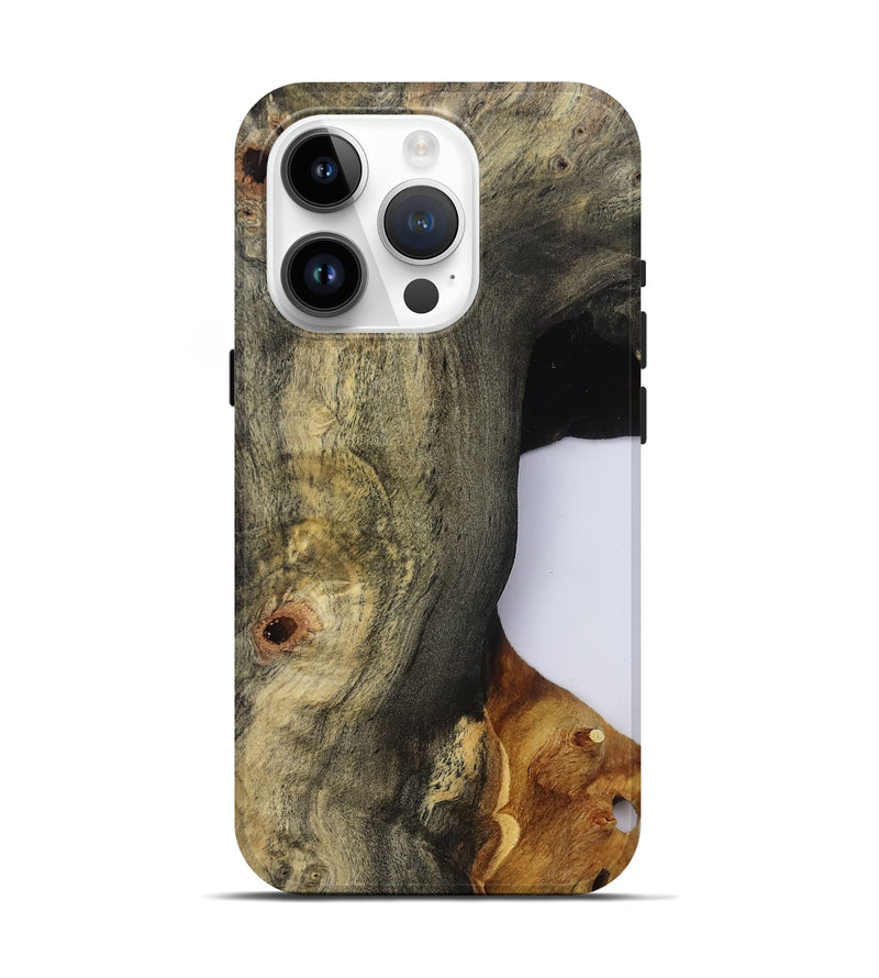iPhone 15 Pro Wood Live Edge Phone Case - Ainara (Clear, 796760)