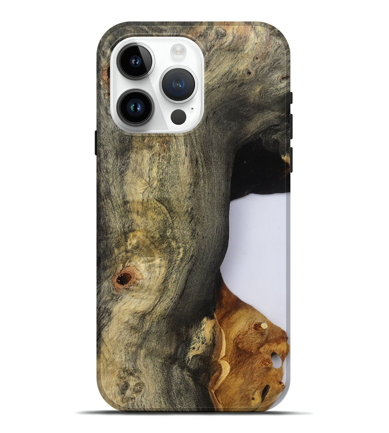 iPhone 15 Pro Max Wood Live Edge Phone Case - Ainara (Clear, 796760)